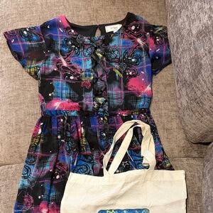 Disney Descendants Dress and bag Size 10/12